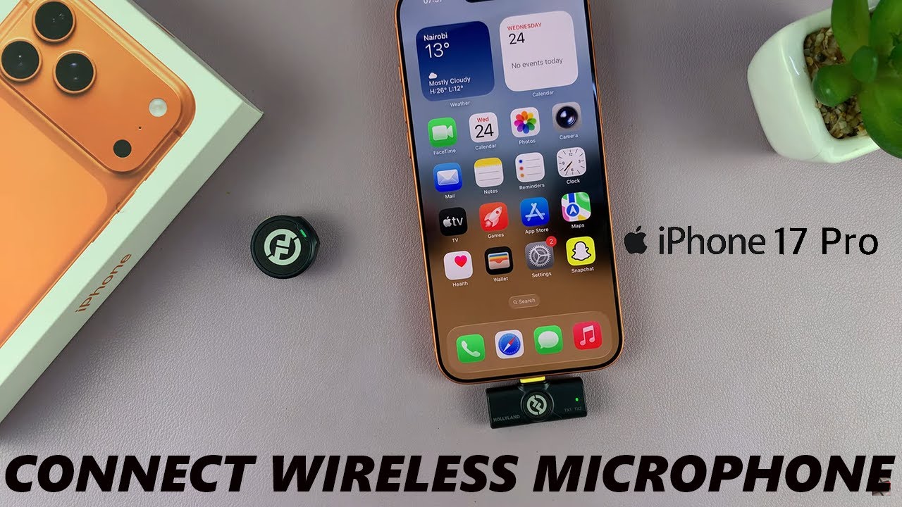 Как подключить беспроводной микрофон к iPhone 17 Pro
