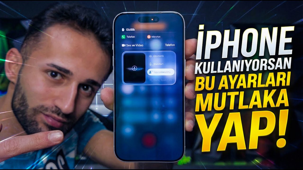 İPHONE KULLANIYORSAN BU AYARLARI MUTLAKA YAP !