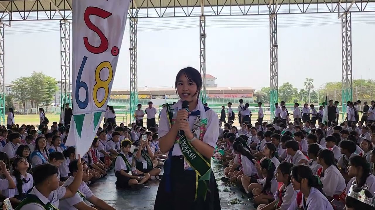 วีดิโอ8 ตัวแทน ม.6 กล่าว ราชพฤกษ์ผลิบาน (190269)​