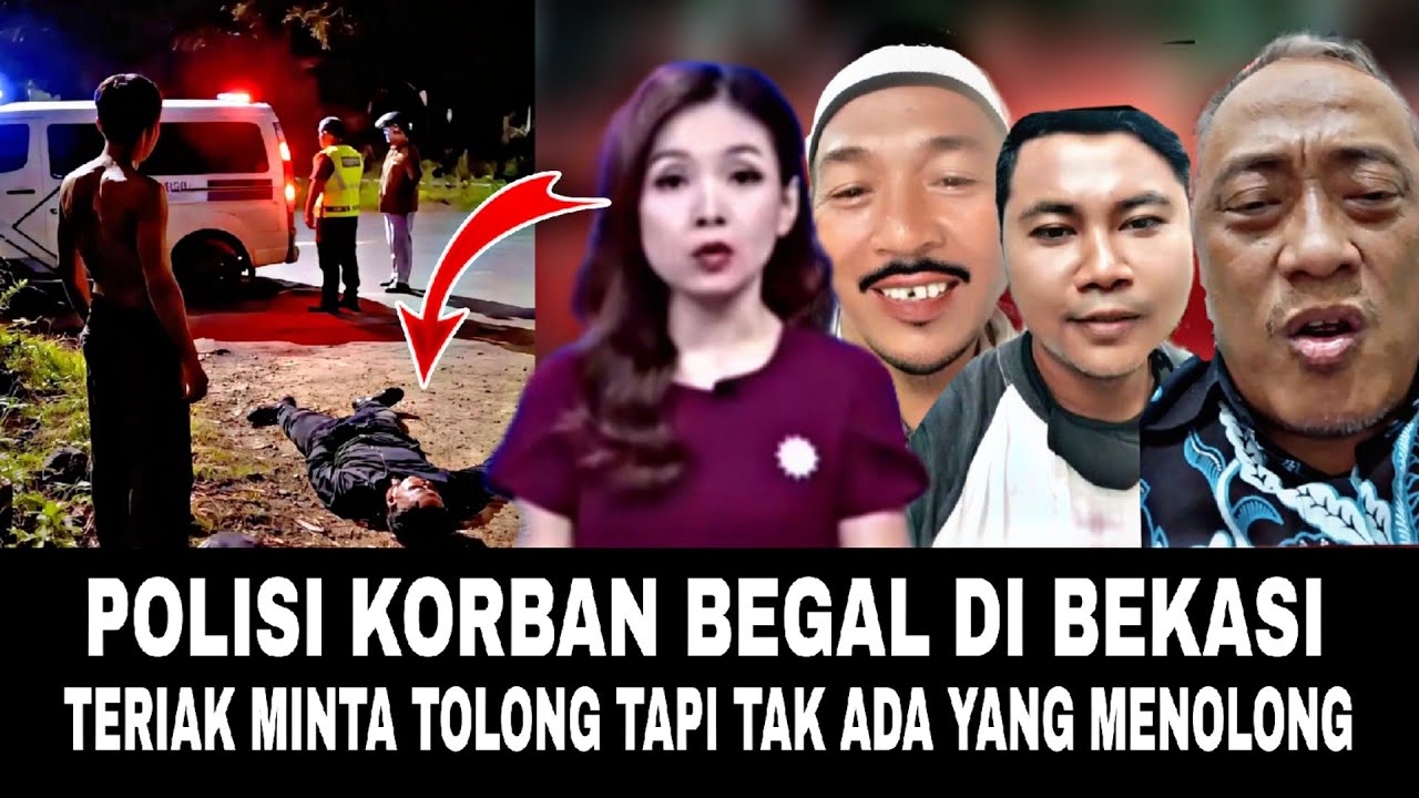 Polisi jadi Korban Begal di Bekasi.. Tak ADA Yang Menolong