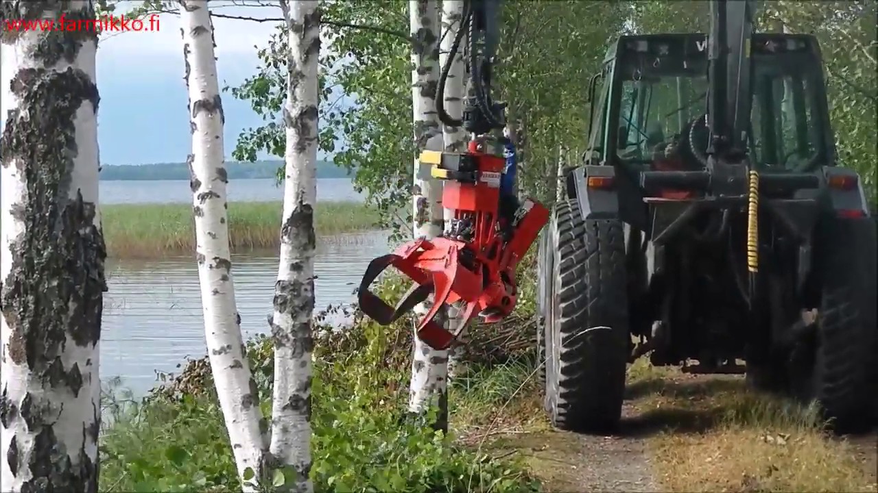 Keräävä energiakoura - Farmikko - Energy wood head with collector