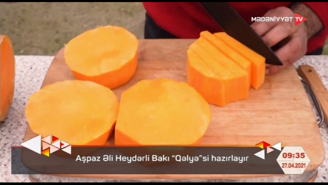 “Dequstator” rubrikası – Bakı mətbəxinin dadlı yeməyi  “Qəlyə”   Şef Əli Heydər