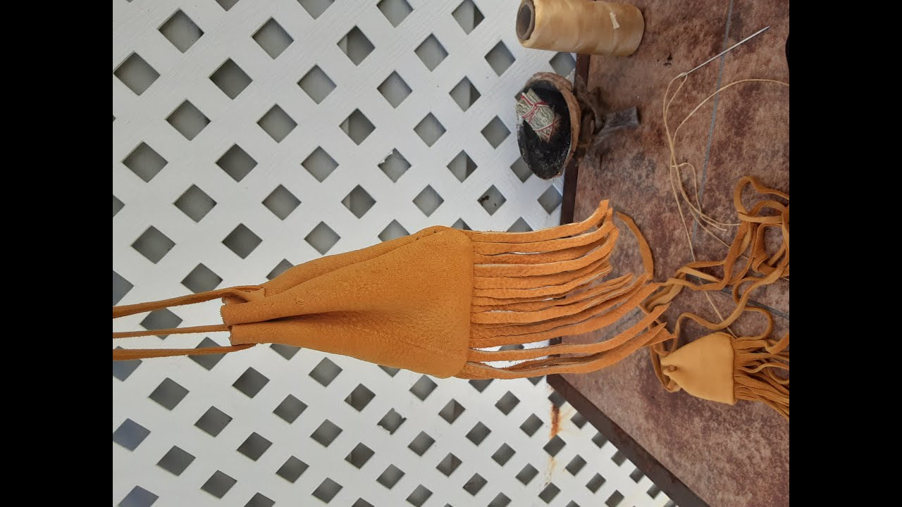 How to make a Fringed Medicine Bag.