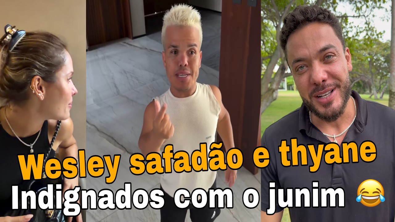 😂 THYANE ESPOSA DE WESLEY SAFADÃO INDIGNADA COM O JUNIM ANÃO,  EU NÃO ACEITO MAIS ISSO AQUI