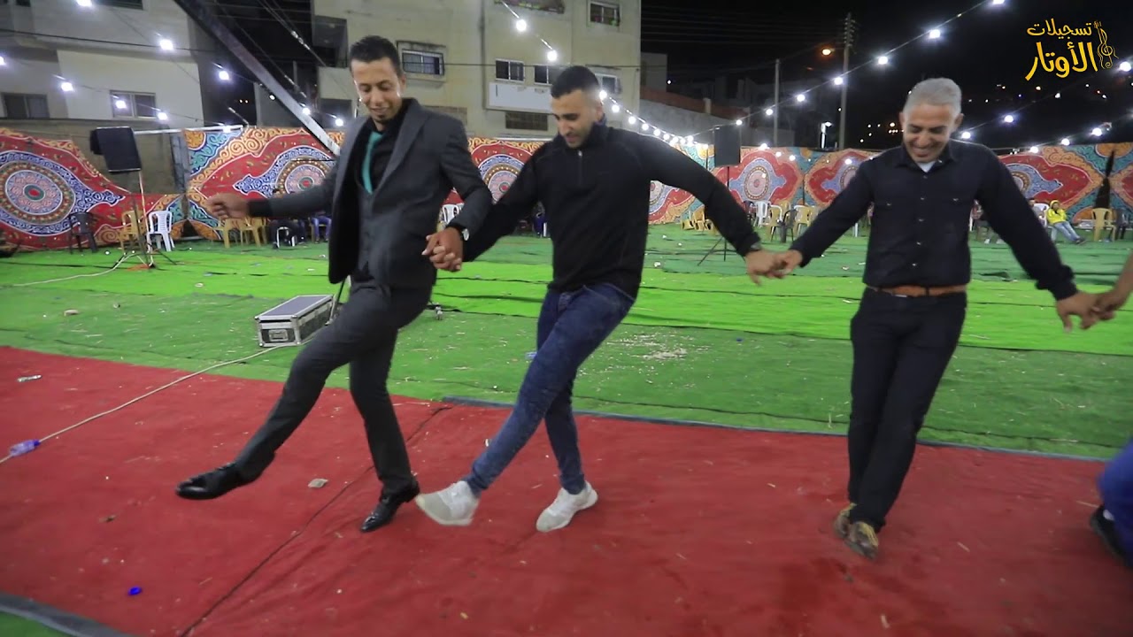 دبكة الفنانين اكرم البوريني وصهيب الجماعيني العريس عدنان اسماعيل بيت دجن 2020