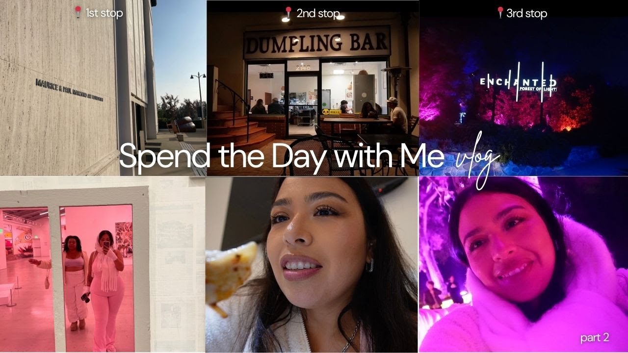 Spend the day with me: Marciano Art Foundation, Dumpling Bar, and Descanso Gardens Enchanted Lights