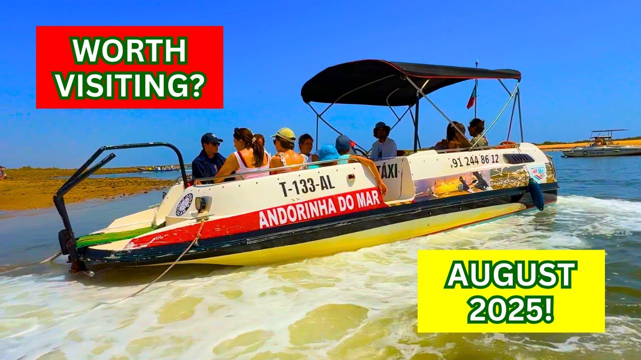 CABANAS DE TAVIRA in August: Promenade Walk & the SECRET Island