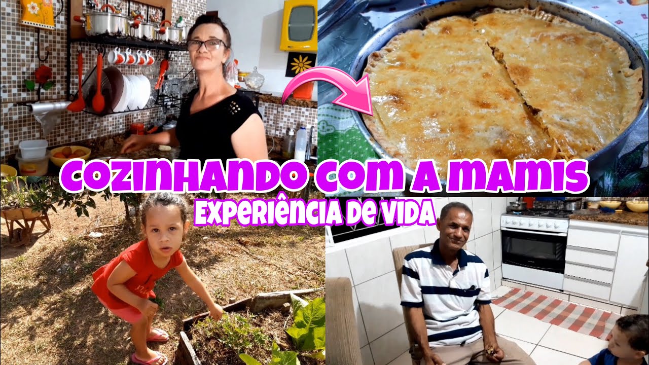 Mamis fez empadão delicioso, contou mais uma experiência vivida AGRADECER A DEUS SEMPRE|Lais Veloso