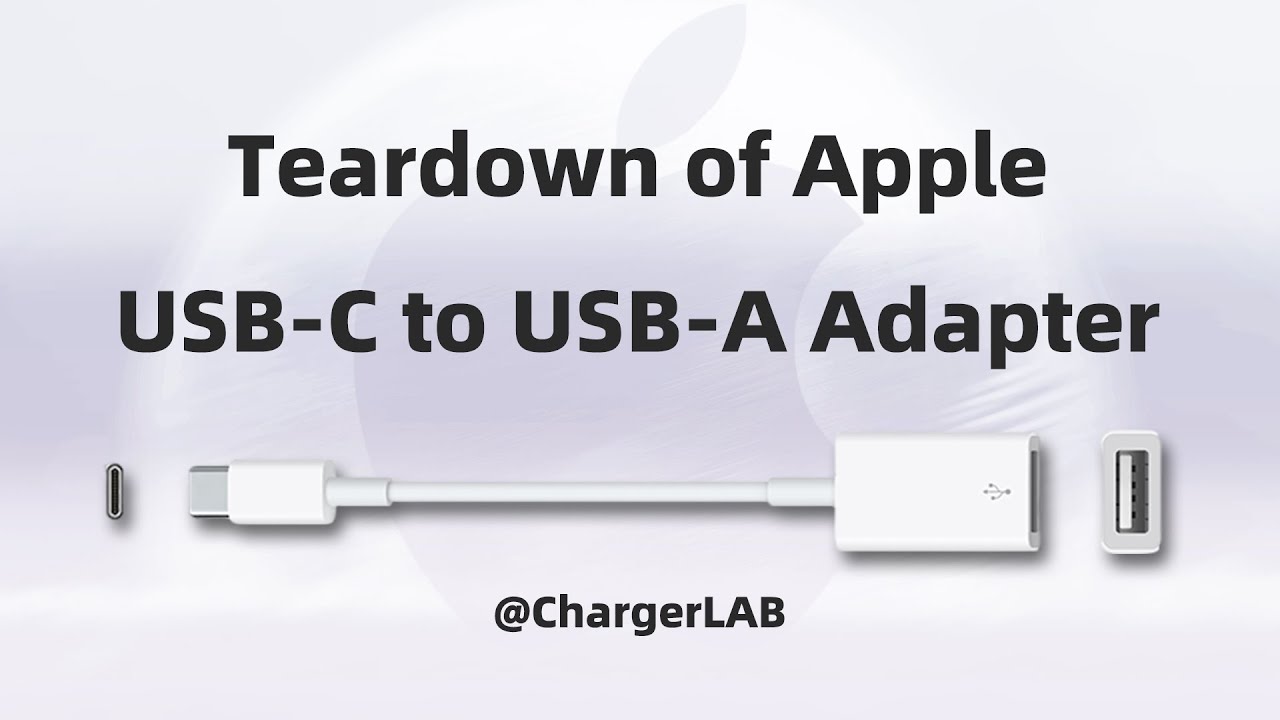 Разборка адаптера Apple USB-C — USB-A
