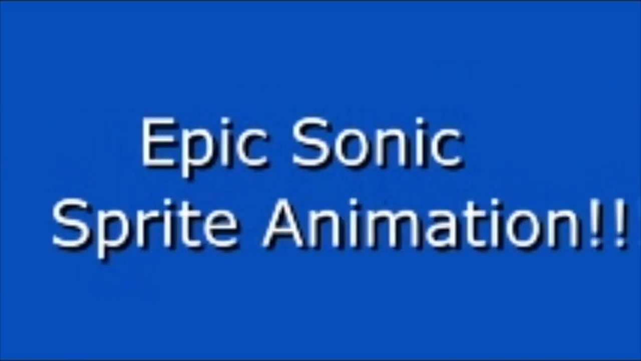 Epic Sonic Sprite Animation!!! (Animated by Blazen Bro)