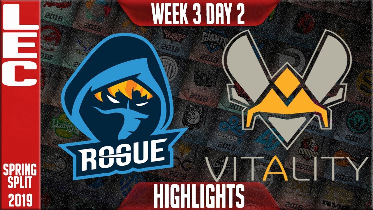 RGE vs VIT Highlights | LEC Spring 2019 Week 3 Day 2 | Rogue vs Vitality