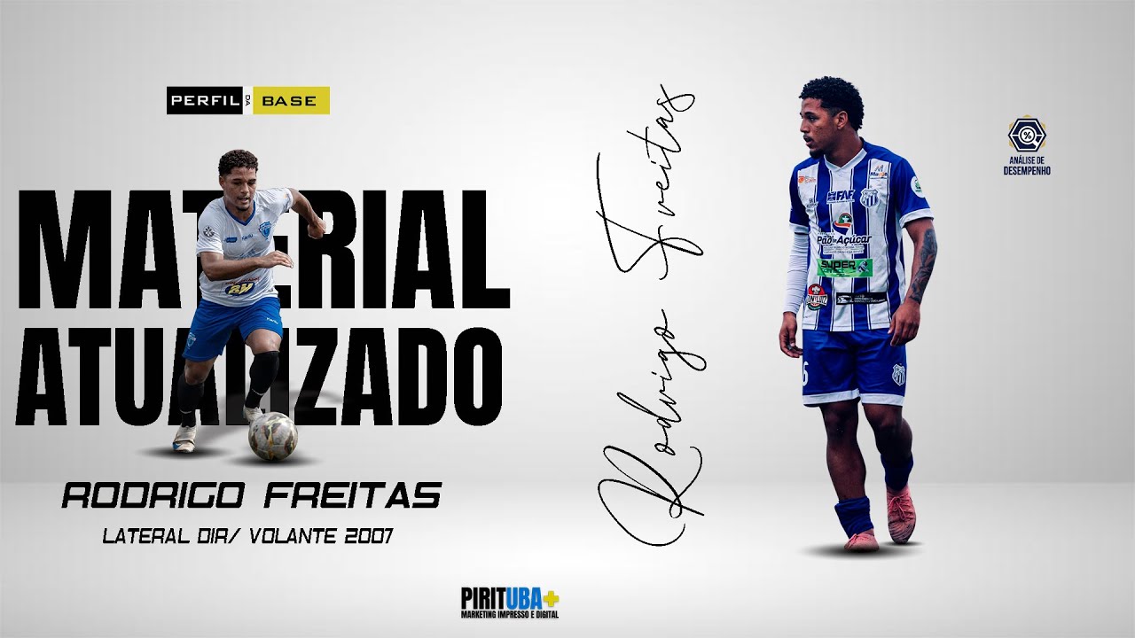 Material atualizado Rodrigo Freitas 2007 - Temporada 2025
