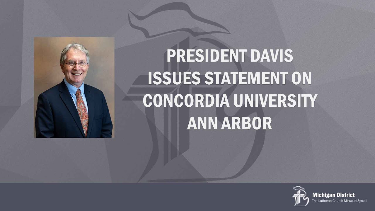President Davis Issues Statement on CUAA