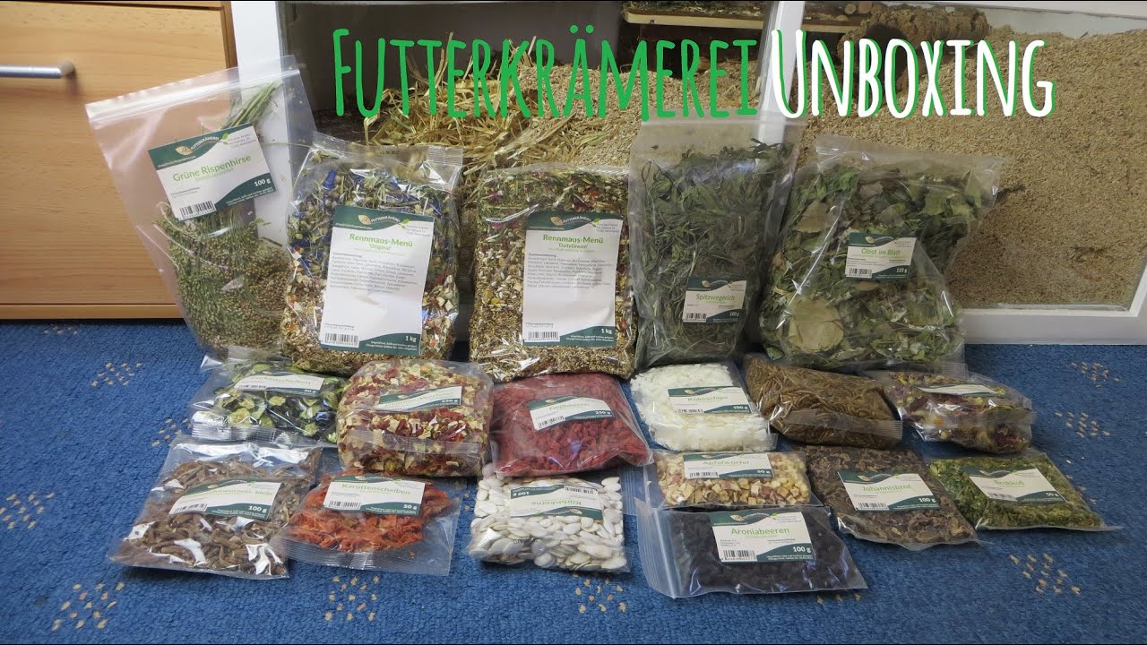 Futterkrämerei UNBOXING #11 📦❤ MyGerbilsWorld