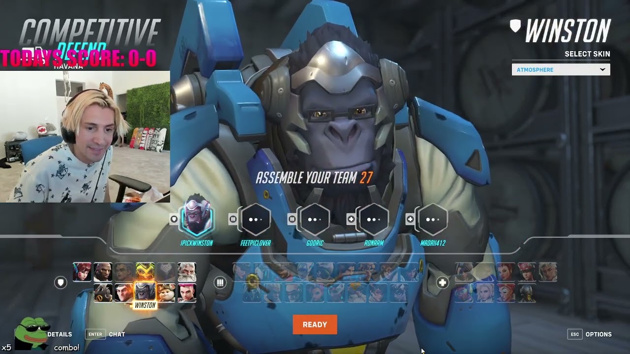 xQc plays Overwatch 2 8/5/2023