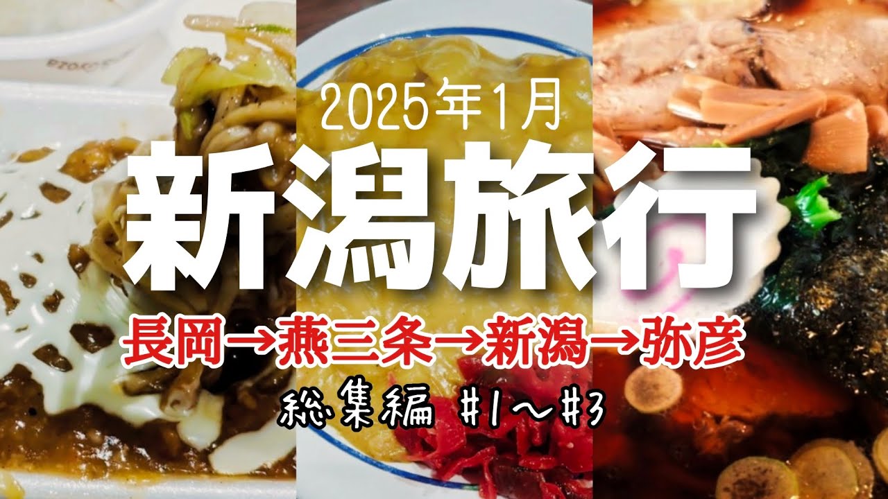 総集編【新潟旅行 2泊3日】#1～#3 初めまして新潟県 ありがとう新潟【感動の旅】#夫婦旅行
