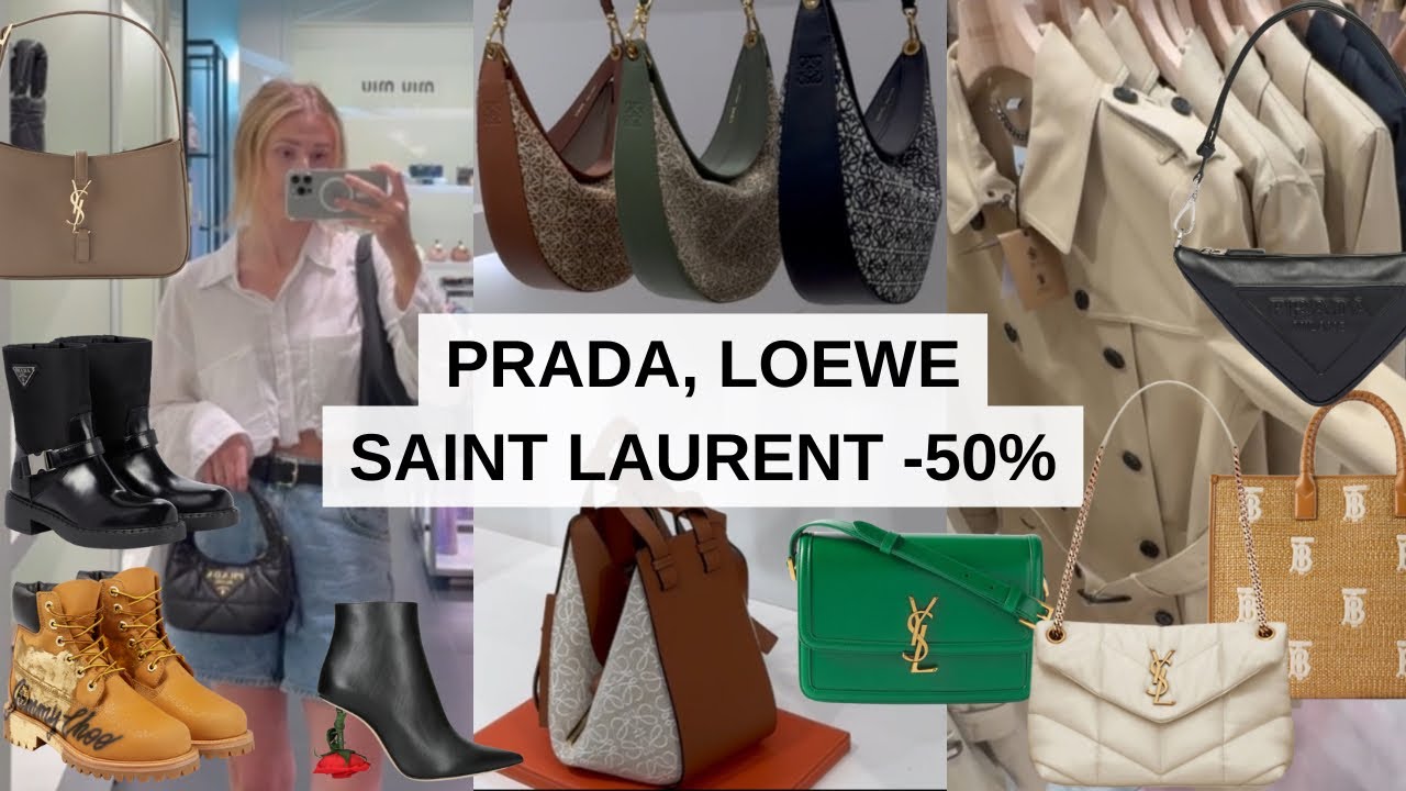 PRADA, SAINT LAURENT, LOEWE, BURBERRY И ДРУГИЕ РАСПРОДАЖИ ИЗ АУТЛЕТОВ: ВИДЕОБЛОГ С ЦЕНАМИ | Отзыв...
