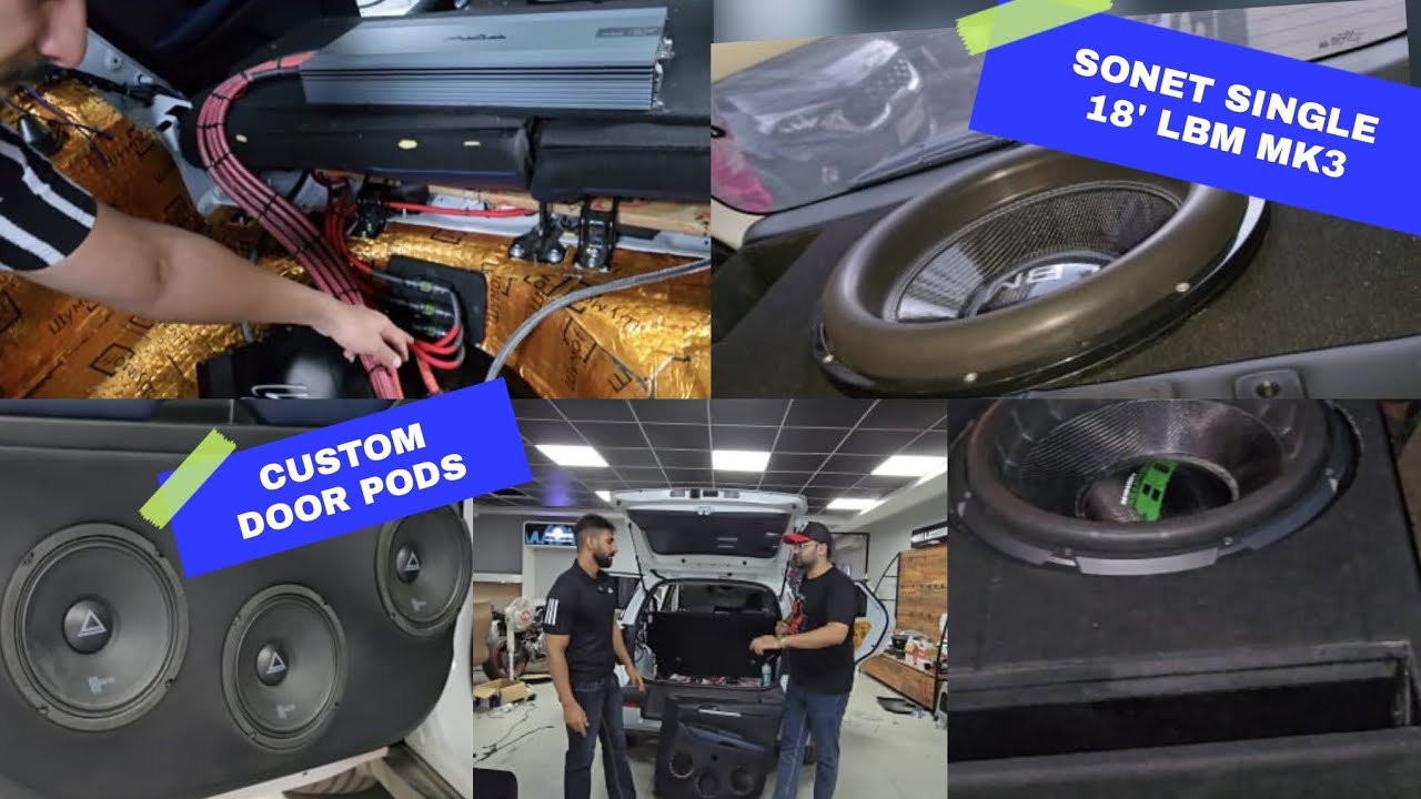 LBM MK3 18' 4500 RMS KIA SONET SINGLE WOOFER POWER AURA MONSTRO MIDS AURA MONO 8000.1 AMAZING OUTPUT