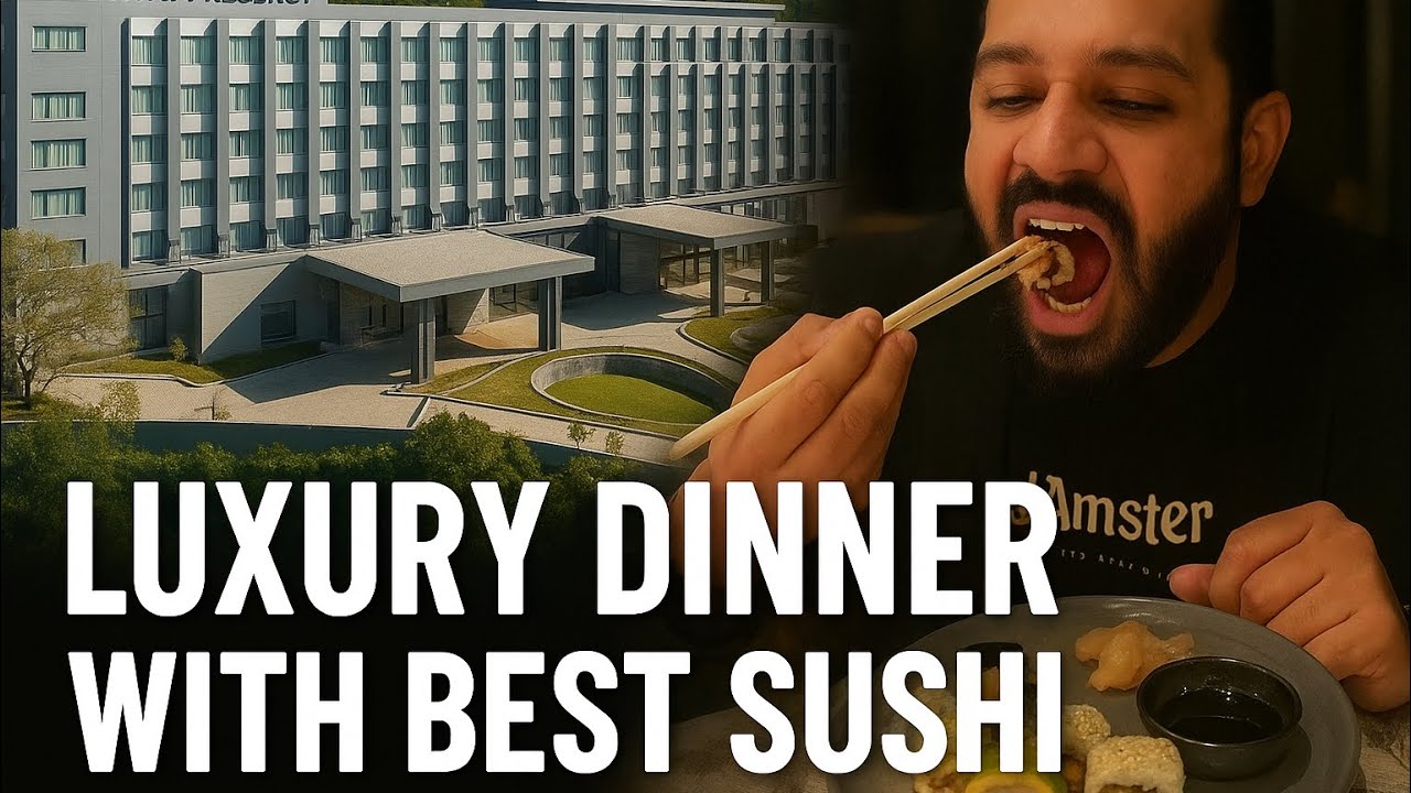 Luxury dinner at Hyatt Regency Dehradun with best sushi ever