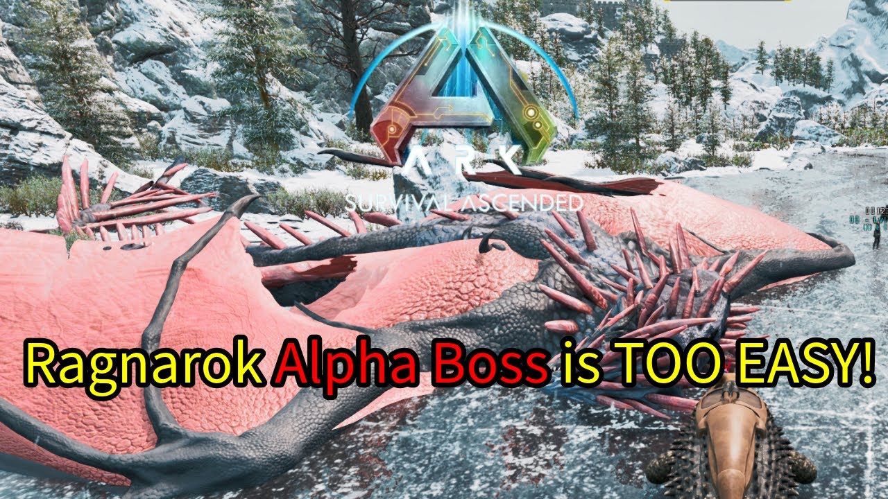 [ENG]How We DESTROYED the Alpha Boss in Ragnarok! | ARK Survival Ascended