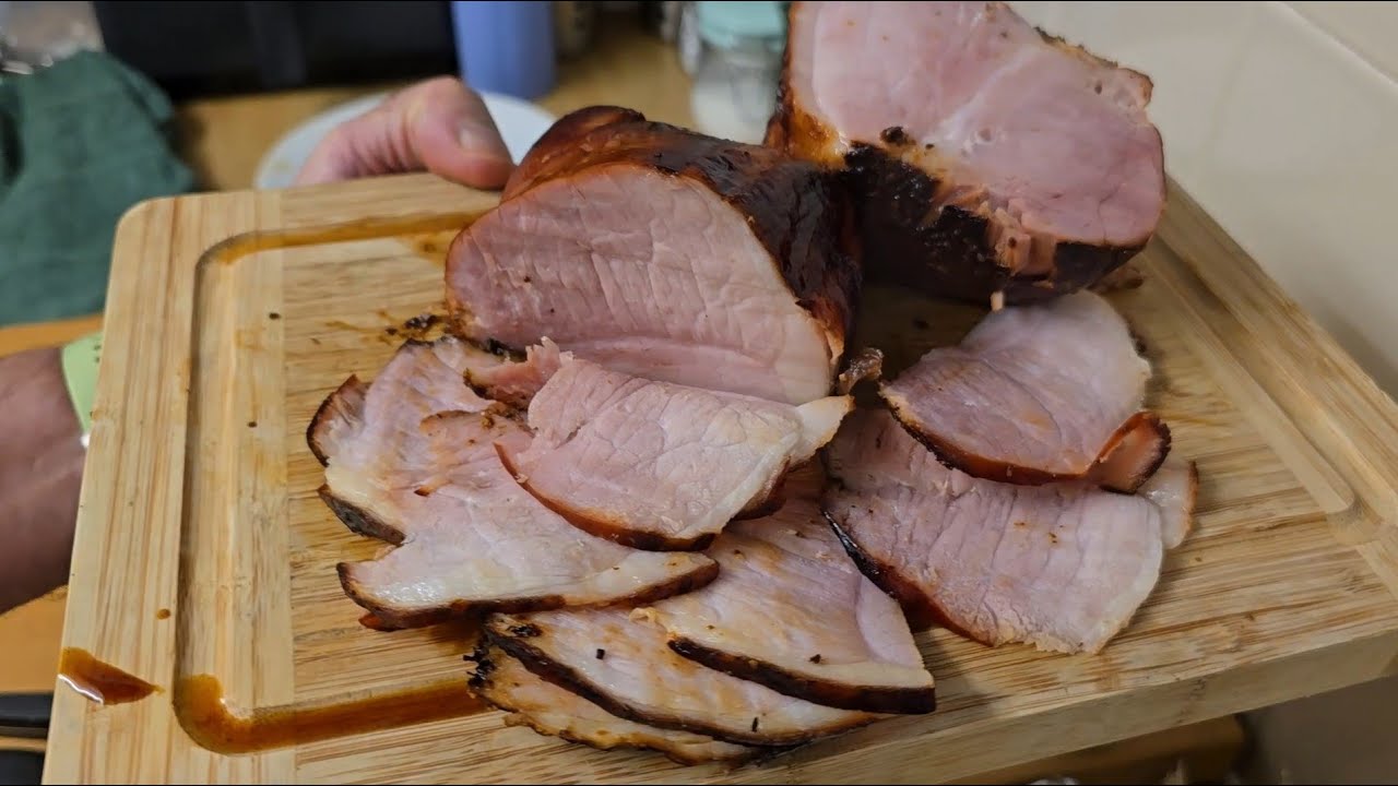 Xmas Is Coming -  No Fuss No Drama- Air Fried- Smoked Tesco 750 grams Gammon Joint
