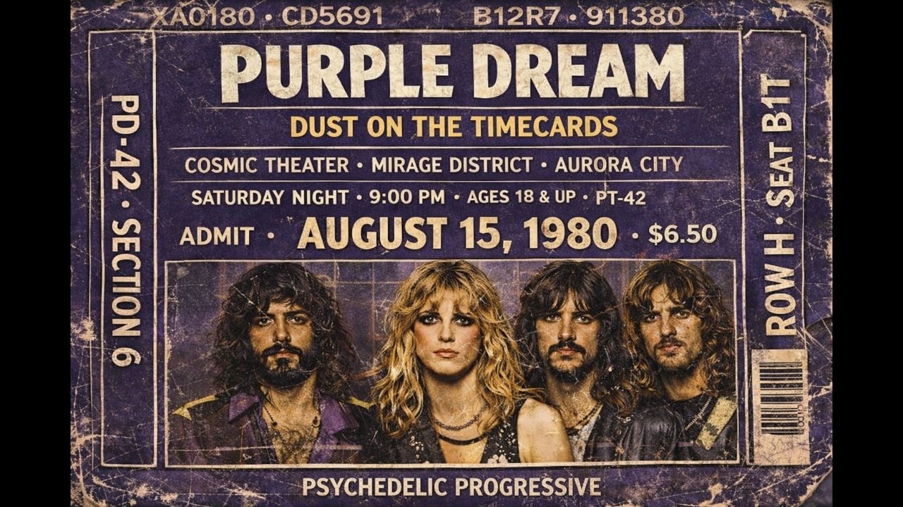 PURPLE DREAM - Dust on the Timecards (Progressive Rock)