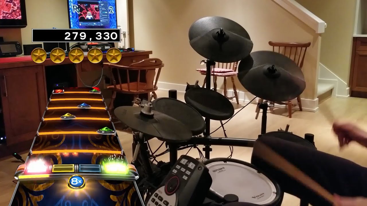 Alive (Live: Drop in the Park) by Pearl Jam | Rock Band 4 Pro Drums 100% FC