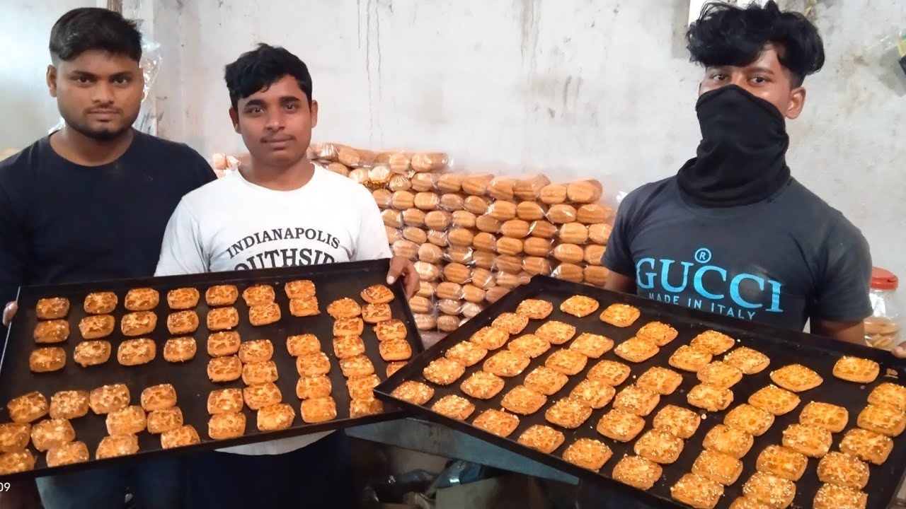 badam biscuit.  Handmade biscuit.