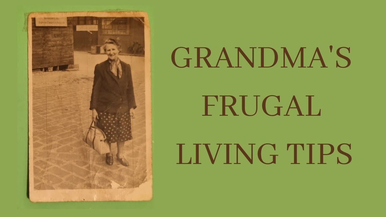 My Grandma's EXTREME Frugality Moneysaving from a time gone by. Make Do and Mend & Living on Less