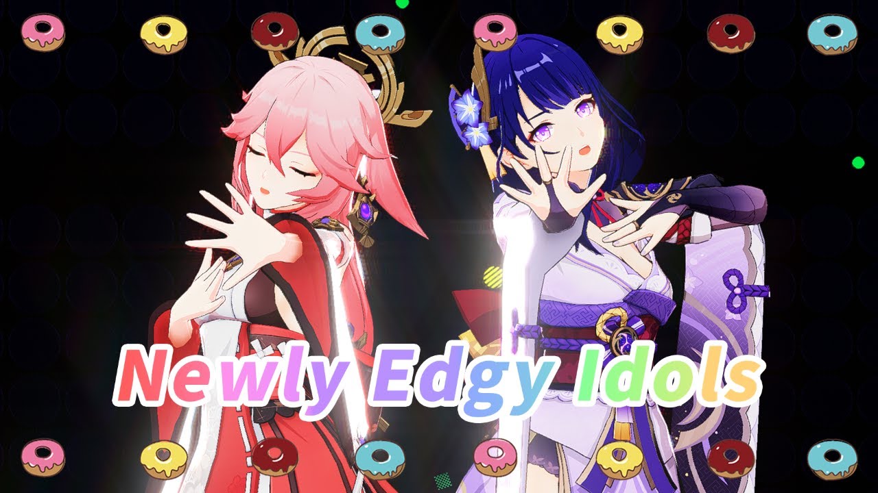 【Genshin Impact MMD】Newly Edgy Idols「Yae Miko x Raiden Shogun」