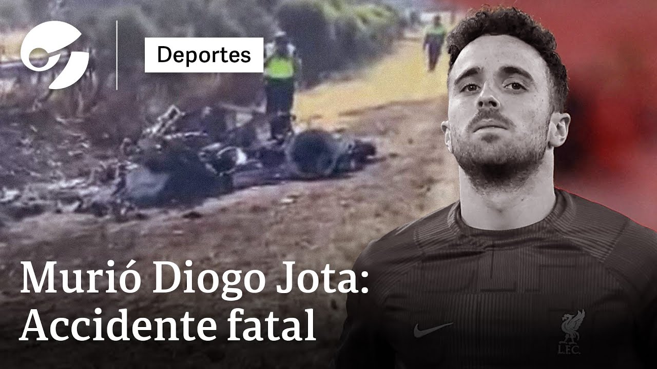 SE MATÓ DIOGO JOTA en un ACCIDENTE de tránsito: TRAGEDIA en el FÚTBOL mundial