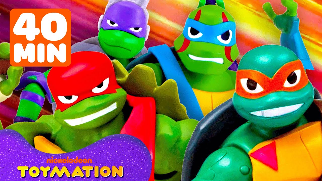 Rise of the TMNT Action Figure Toys Scavenger Hunt, Epic Battles & More! 🐢🔎⚔️ | Toymation