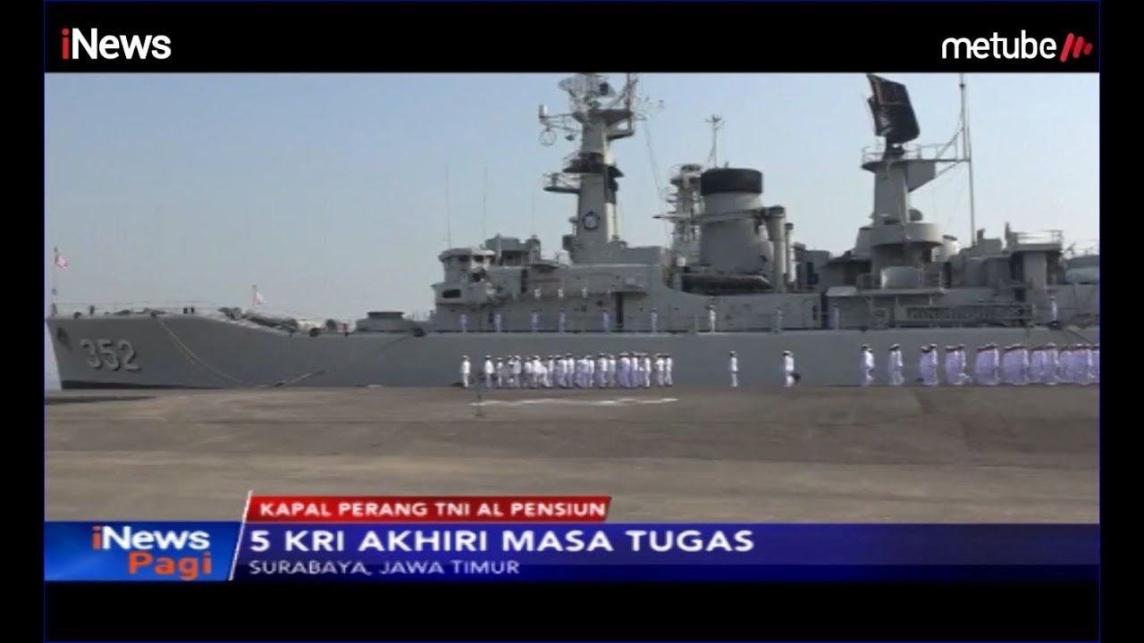 Mengabdi 38-42 Tahun, 5 Kapal Republik Indonesia Milik TNI AL Pensiun - iNews Pagi 18/08