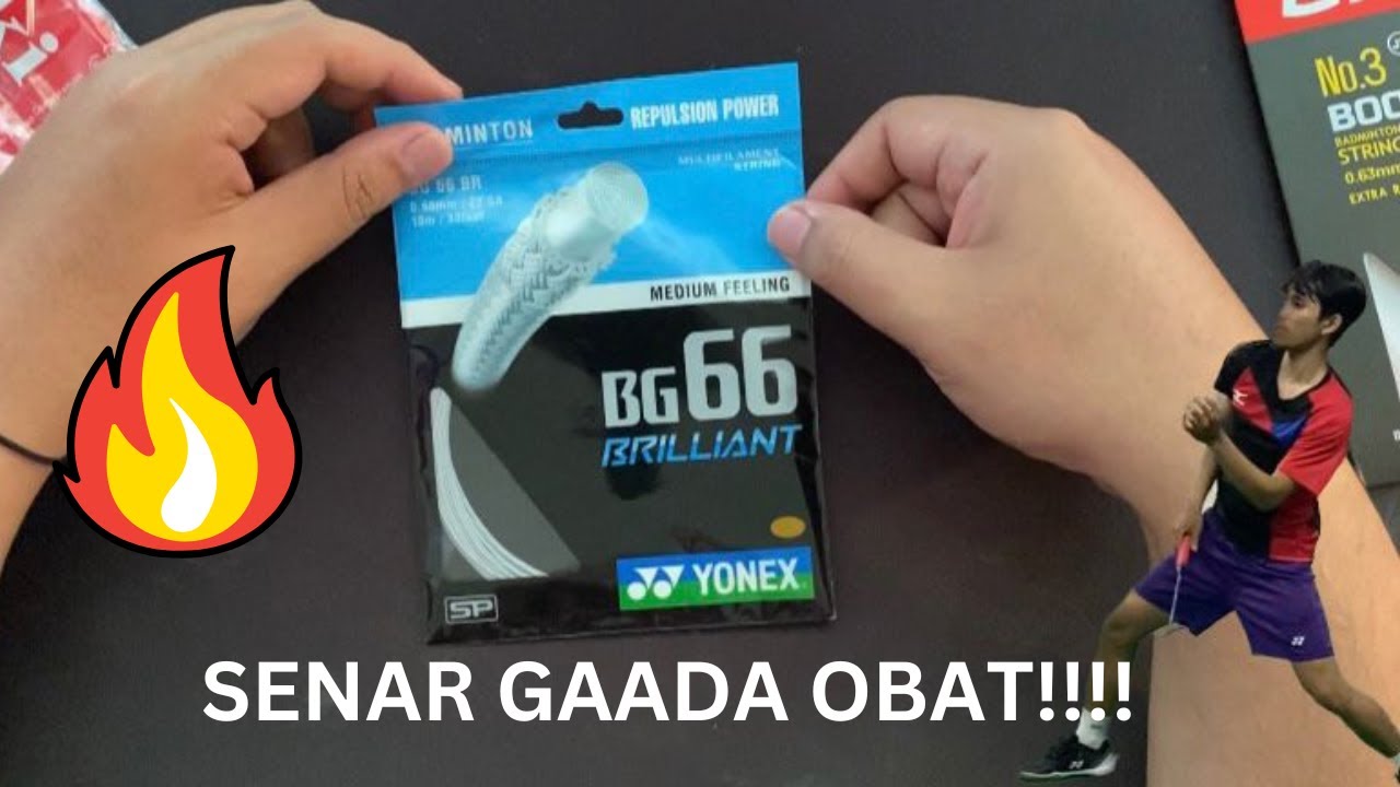 SENAR YANG UNDERRATED!! | YONEX BG66 BRILLIANT
