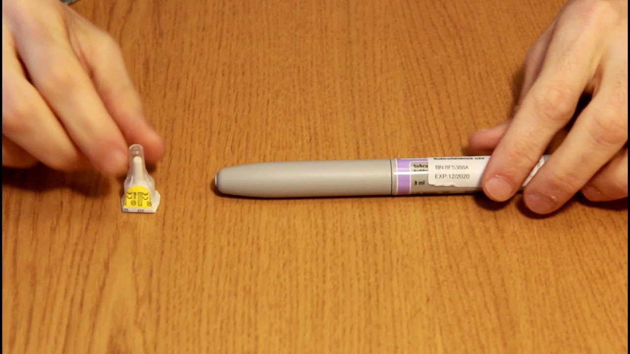 Cómo usar una lapicera/pen de insulina.