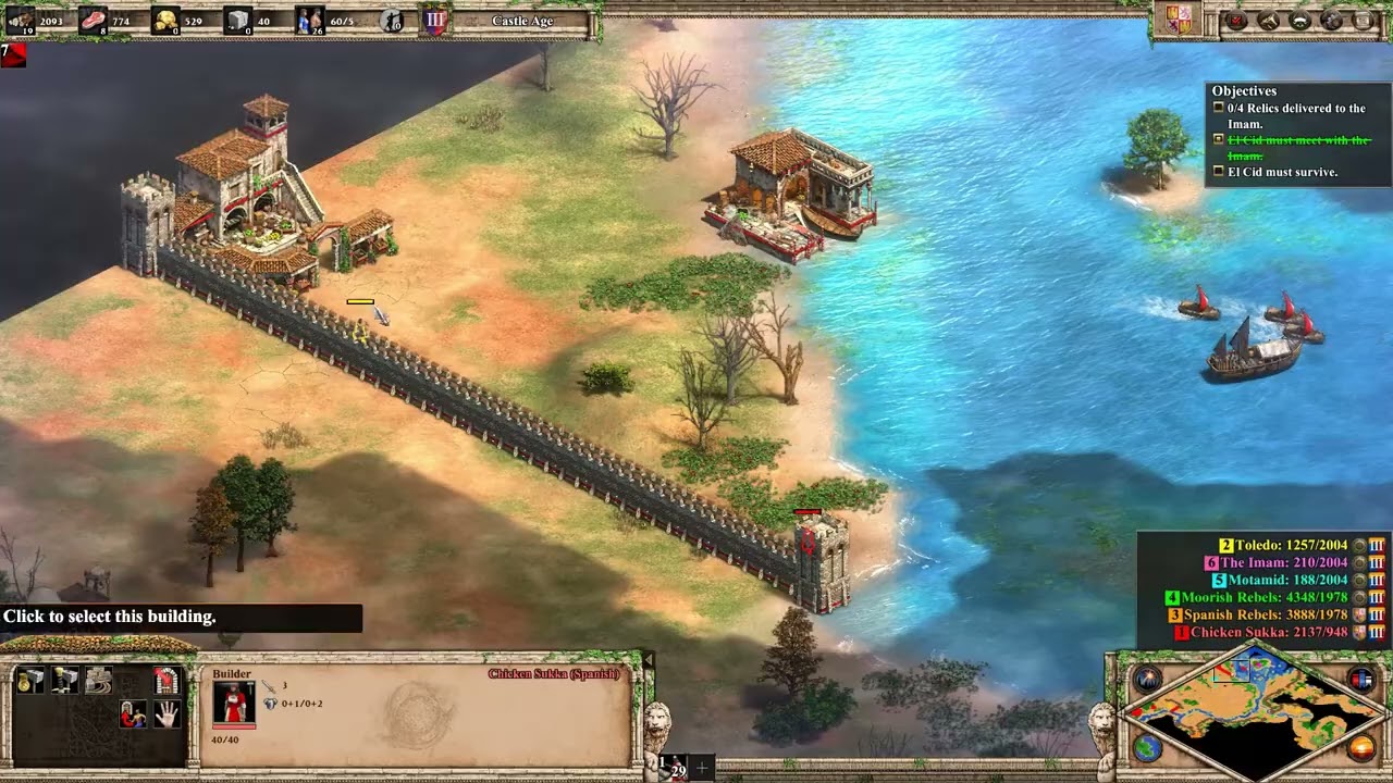 Age of Empires II DE – El Cid #2 The Enemy of my Enemy | Hard Difficulty