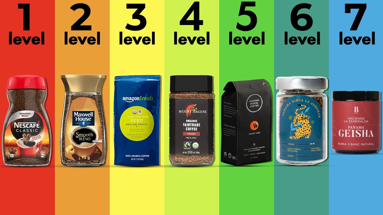 The 7 Levels of Supermarket Coffee