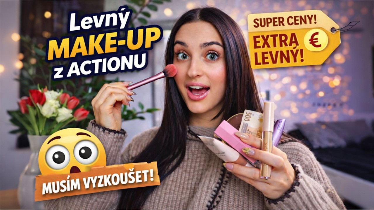 Testuju make-up z ACTIONU 😳 To se fakt prodává?