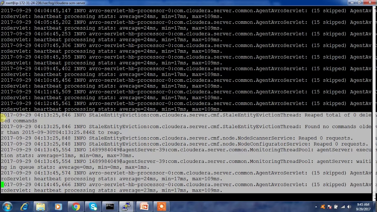 Cloudera Hadoop Log Managment  Part1