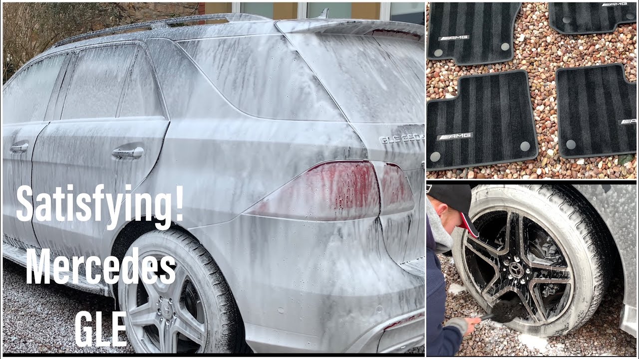 Deep cleaning a 2018 Mercedes GLE! First ever recorded valet!!