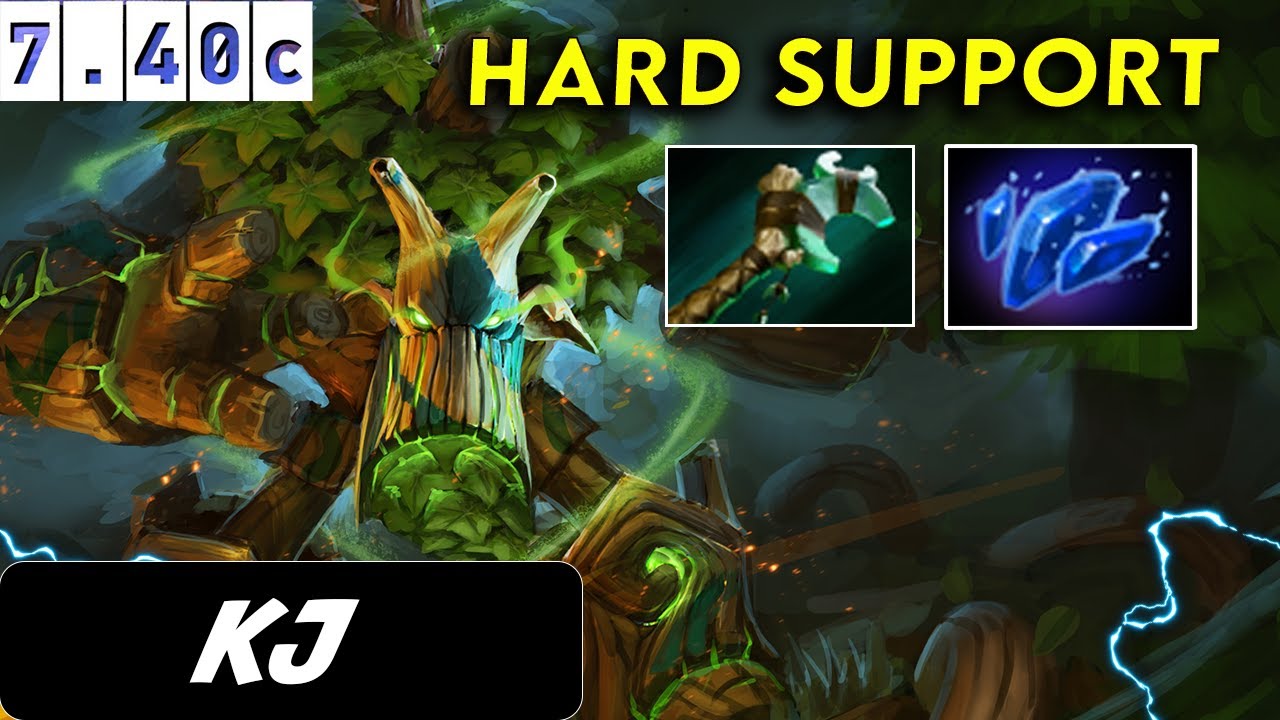 KJ Treant Protector Hard Support - Dota 2 Patch 7.40c Pro Player Full Gameplay