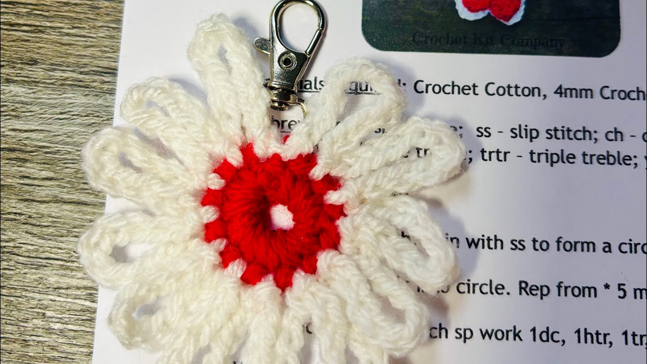 How to Crochet a Daisy Flower for Beginners 🌼 | Easy Step-by-Step Tutorial 