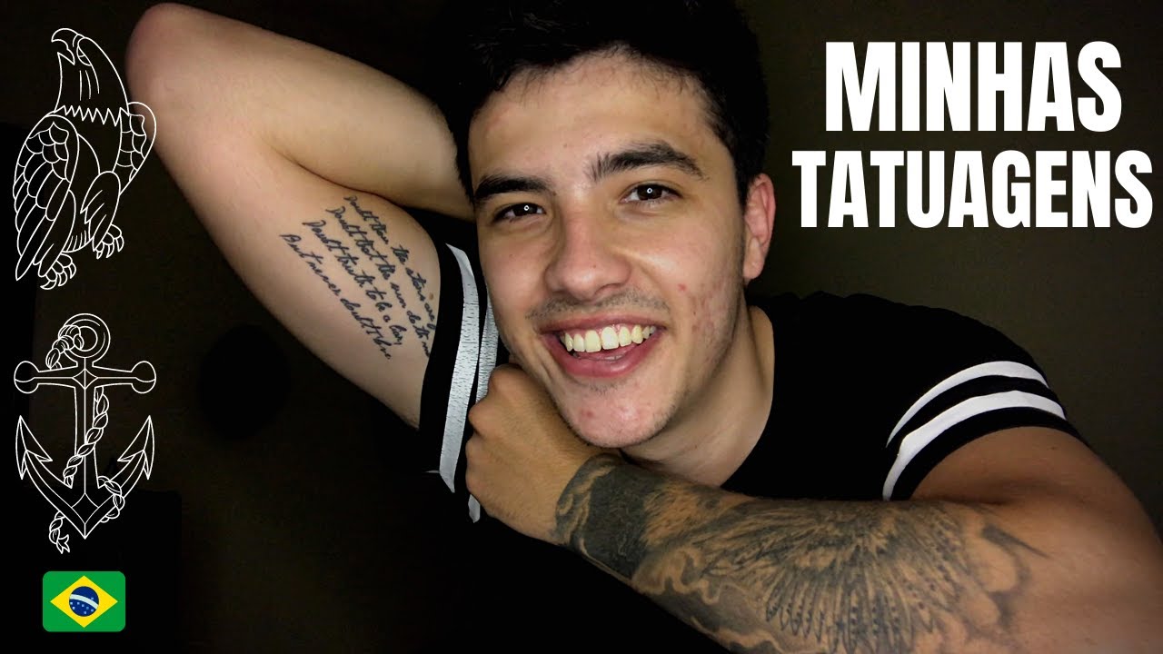 ASMR MOSTRANDO MINHAS TATUAGENS COM SUSSURROS