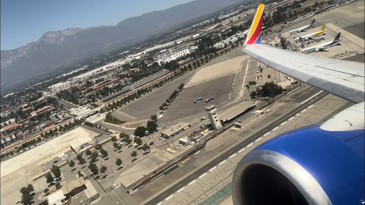 Southwest Boeing 737-700 Takeoff Ontario Intl. (KONT)
