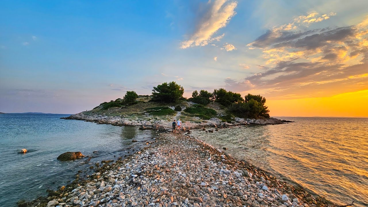 Закат над Муртаричем на острове Муртер Езера Хорватия Задар Шибеник #croatia #kornati