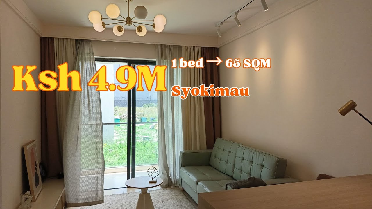 KSh 4.9M Modern 1-Bed Apartment Tour in Syokimau | 65 sqm Pool & Gym #Syokimau #RealEstate