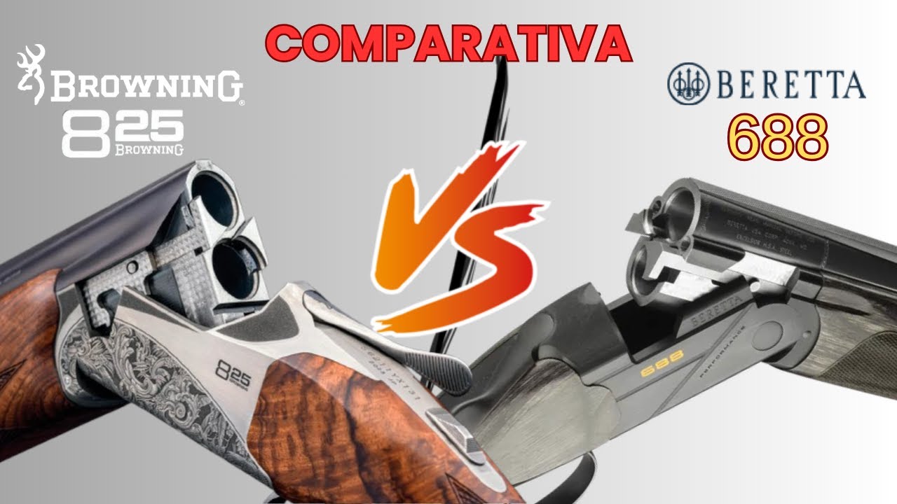 Las mejores escopetas sp del momento Beretta 688 & Browning 825 #caza #tiro