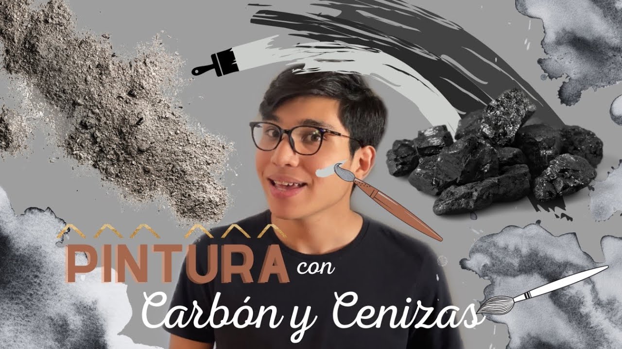 Haz pintura con CARBÓN Y CON CENIZAS! 🧑🏻‍🎨 | Pinturas Caseras 🖌 Maratón de pinturas 🎨 FaceCraft