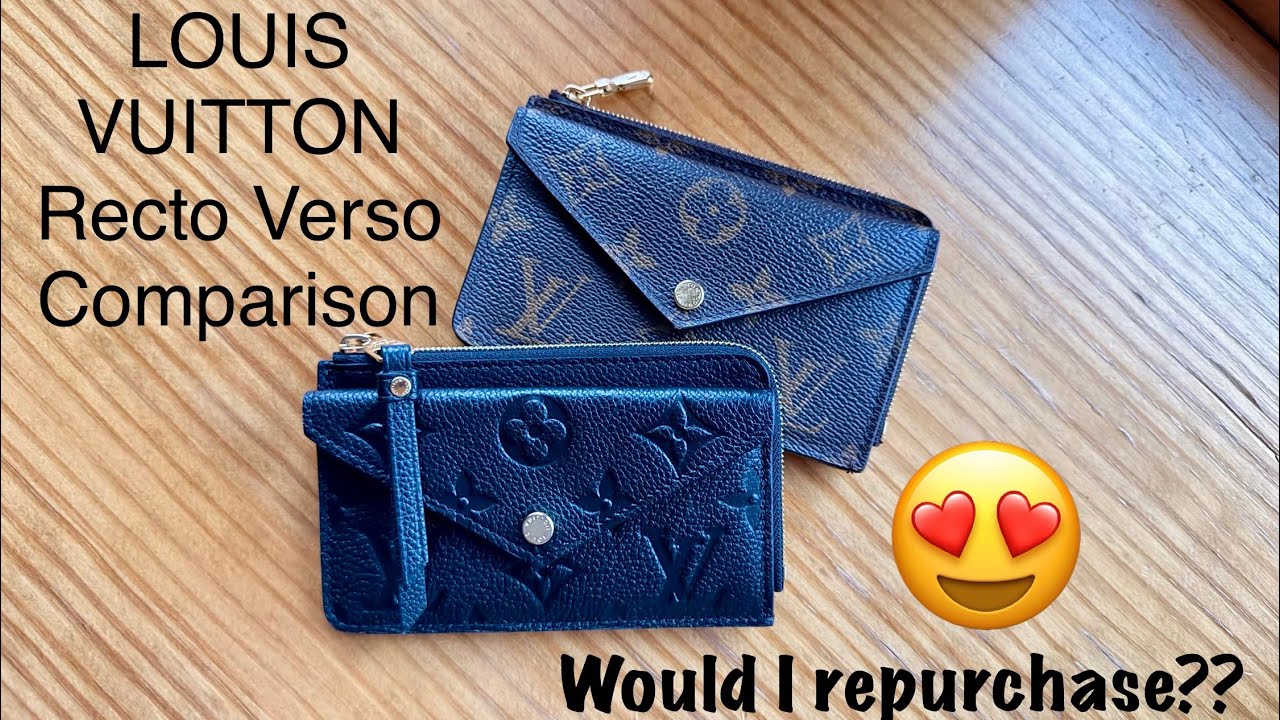 Louis Vuitton Recto Verso monogram vs empreinte comparison & thoughts 