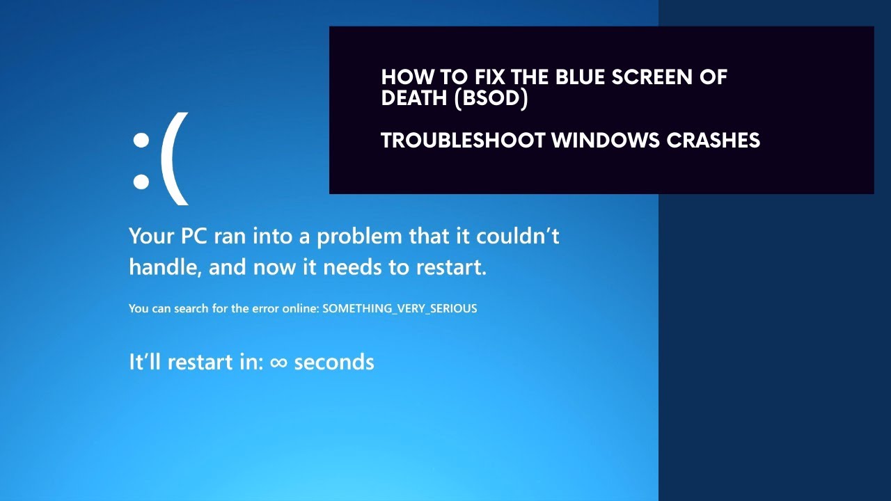How to Fix the Blue Screen of Death (BSOD) | Troubleshoot Windows Crashes!